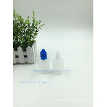 IS08317 y SGS Oblate 15ml 30ml E Botella líquida con tapa de prueba de manipulación y anillo de seguridad